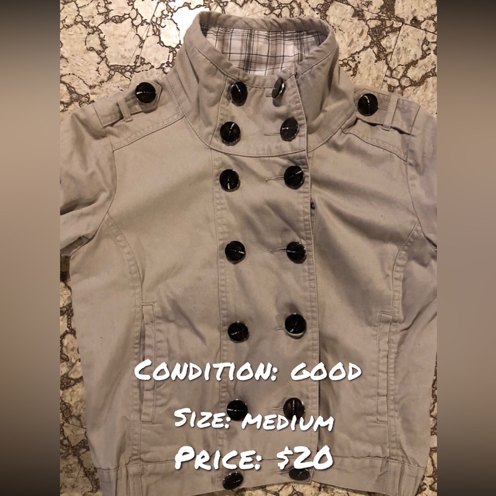 Sound & Matter tan jacket